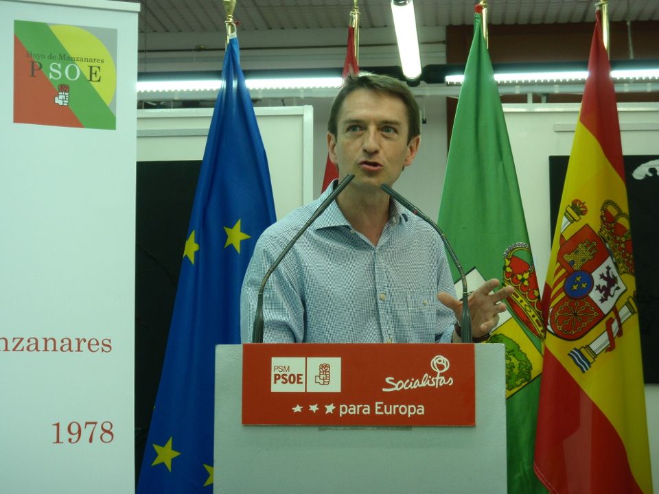 Juan Francisco Rodríguez en un momento de su intervención