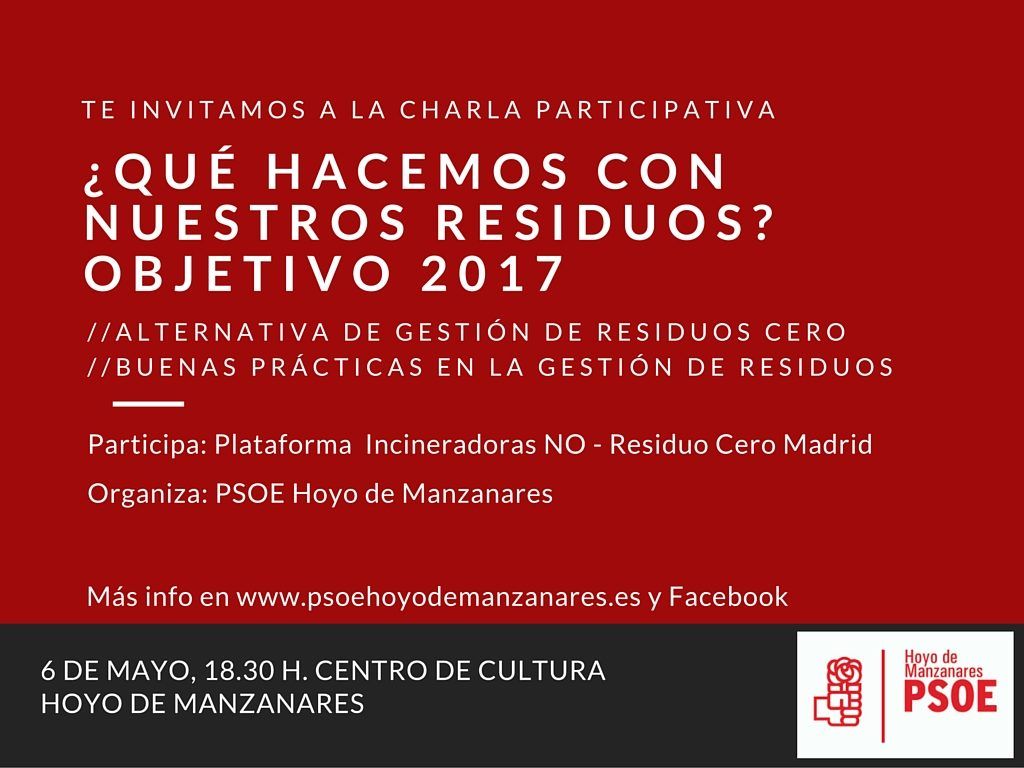 CHARLA QUE HACEMOS CON NUESTROS RESIDUOS 6 MAYO